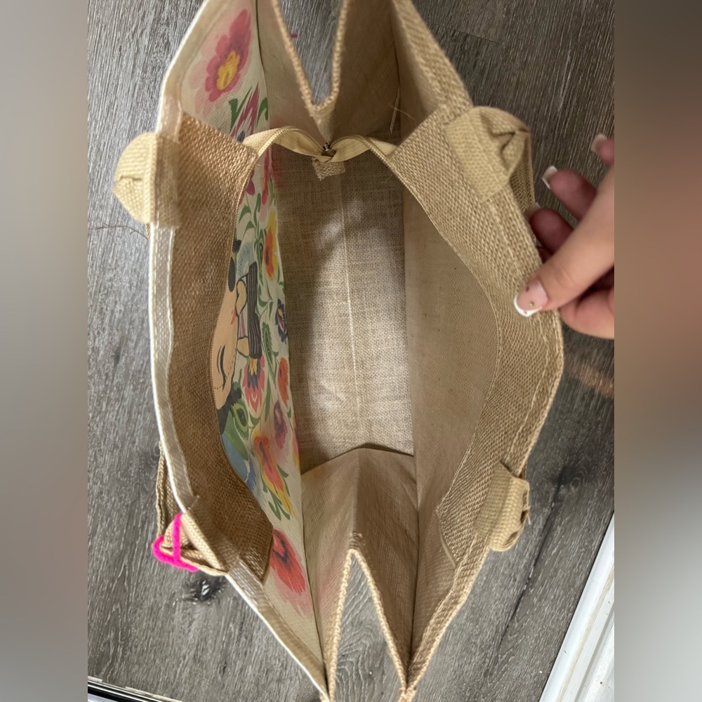 Lele Doll Jute Tote Bag - Picture 3 of 3